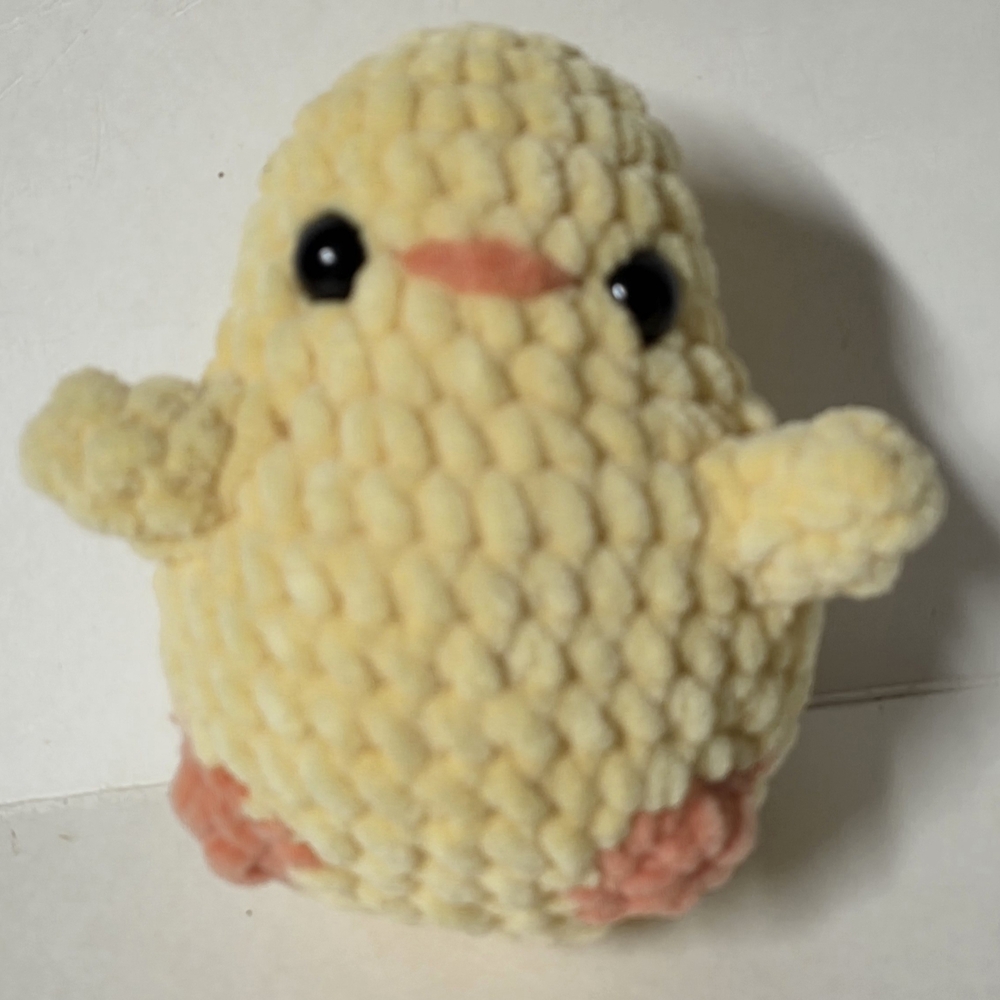 Chick Plush Crochet Handmade Plushie Amigurumi Stuffed Toy